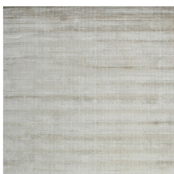 HomeRoots 4' Hand-Woven Ivory and Gray Abstract Area Rug – Modern Sophistication for Any Space, Durable Elegance 5' X 8' 570232