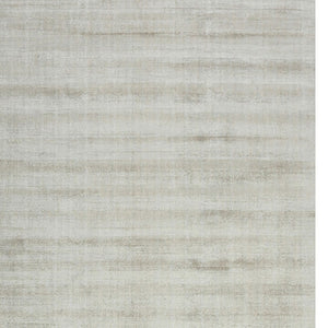 HomeRoots 4' Hand-Woven Ivory and Gray Abstract Area Rug – Modern Sophistication for Any Space, Durable Elegance 9' X 12' 570234