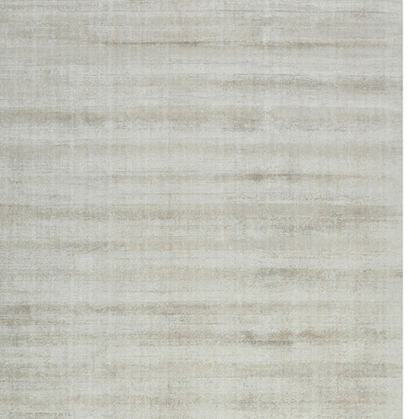 HomeRoots 4' Hand-Woven Ivory and Gray Abstract Area Rug – Modern Sophistication for Any Space, Durable Elegance 9' X 12' 570234