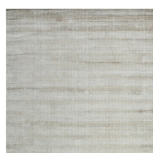 HomeRoots 4' Hand-Woven Ivory and Gray Abstract Area Rug – Modern Sophistication for Any Space, Durable Elegance 10' X 14' 570235