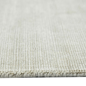 HomeRoots 4' Sand and Ivory Abstract Hand-Woven Area Rug - Artisanal Charm for Cozy, Modern Spaces 4' X 6' 570237
