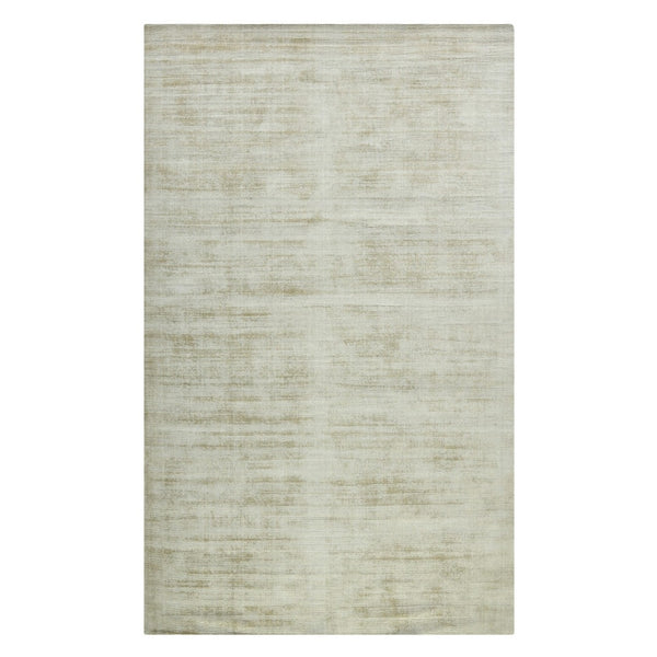 HomeRoots 4' Sand and Ivory Abstract Hand-Woven Area Rug - Artisanal Charm for Cozy, Modern Spaces 5' X 8' 570238