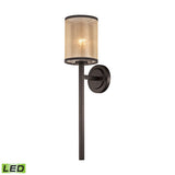 Diffusion 24'' High 1-Light Sconce - Oil Rubbed Bronze 57023/1-LED Elk Lighting