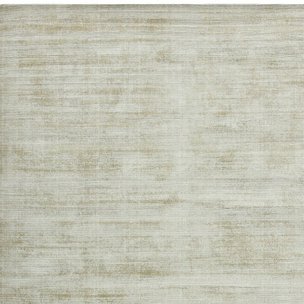 HomeRoots 4' Sand and Ivory Abstract Hand-Woven Area Rug - Artisanal Charm for Cozy, Modern Spaces 10' X 14' 570241