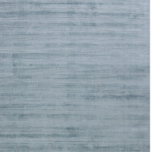 HomeRoots 4' Hand-Woven Striped Area Rug in Light and Dark Blue – Artisan Crafted for Cozy Spaces & Style 4' X 6' 570243
