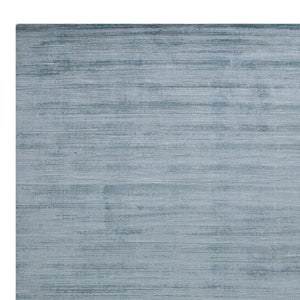 HomeRoots 4' Hand-Woven Striped Area Rug in Light and Dark Blue – Artisan Crafted for Cozy Spaces & Style 5' X 8' 570244