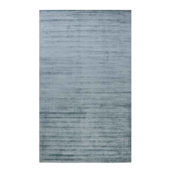 HomeRoots 4' Hand-Woven Striped Area Rug in Light and Dark Blue – Artisan Crafted for Cozy Spaces & Style 5' X 8' 570244