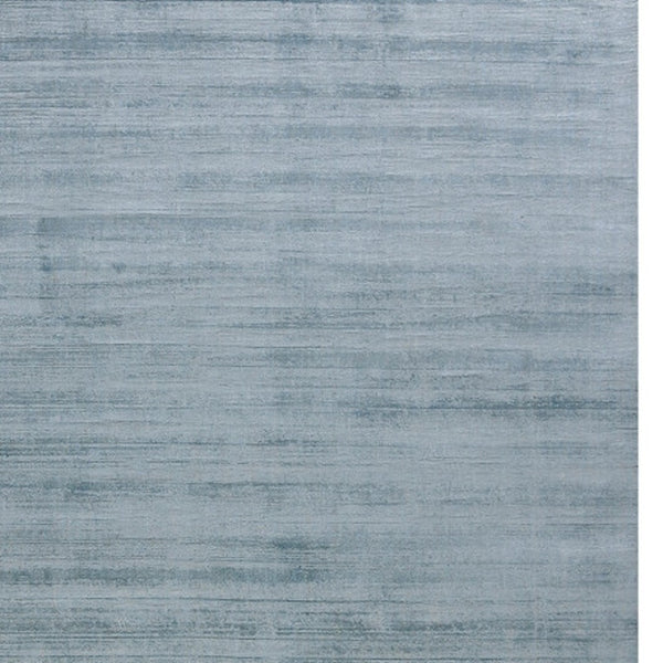 HomeRoots 4' Hand-Woven Striped Area Rug in Light and Dark Blue – Artisan Crafted for Cozy Spaces & Style 10' X 14' 570247