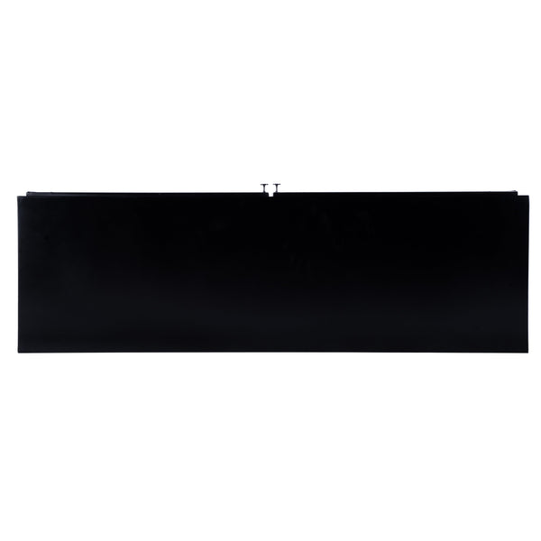 Butler Specialty Hoxton Ribbed Glass Tv Stand - Elevate Your Living Room With Urban Chic Style And Modern Design Black Iron,Glass 5703025-butler