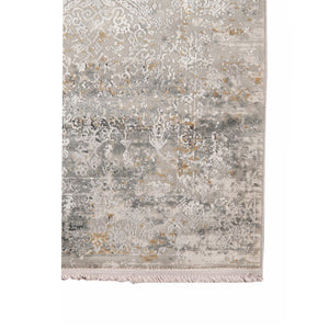 HomeRoots 5' Hand Woven Wool Area Rug with Stripes in Beige, Gray, and Orange - Rustic Charm for Any Space 10' X 14' 570306