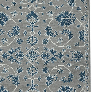 HomeRoots 5' Hand Woven Wool Area Rug with Stripes in Beige, Gray, and Orange - Rustic Charm for Any Space 9' X 13' 570394
