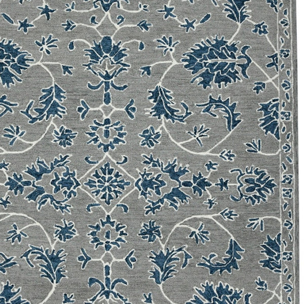 HomeRoots 5' Hand Woven Wool Area Rug with Stripes in Beige, Gray, and Orange - Rustic Charm for Any Space 9' X 13' 570394