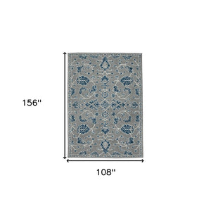 HomeRoots 5' Hand Woven Wool Area Rug with Stripes in Beige, Gray, and Orange - Rustic Charm for Any Space 9' X 13' 570394