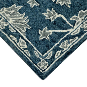 HomeRoots 5' Hand Woven Wool Area Rug with Stripes in Beige, Gray, and Orange - Rustic Charm for Any Space 8' X 10' 570405