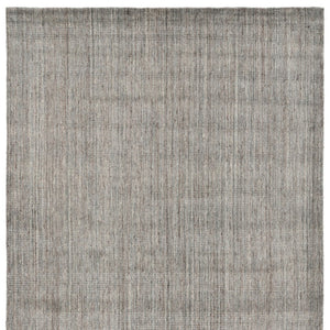 HomeRoots 5' Hand-Woven Wool Area Rug in Gray and Light Brown - Elegant Abstract Design for Any Space 9' X 12' 570474