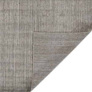 HomeRoots 5' Hand-Woven Wool Area Rug in Gray and Light Brown - Elegant Abstract Design for Any Space 10' X 14' 570475