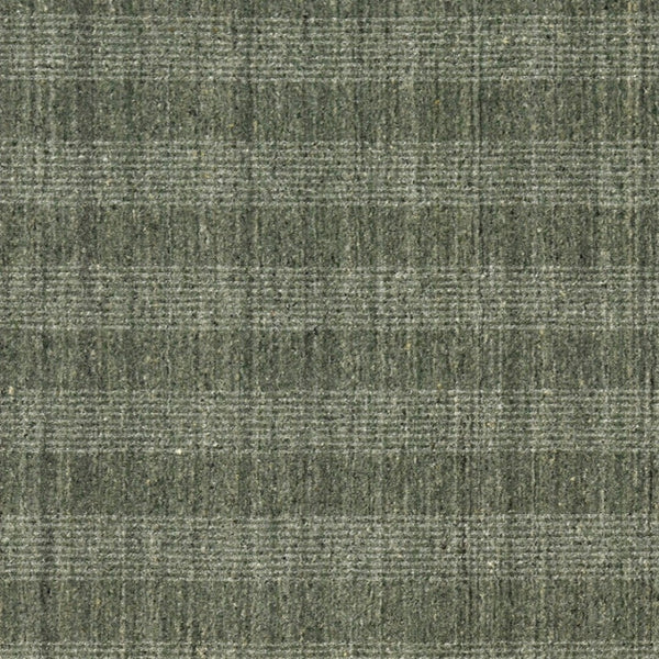 HomeRoots 5' Hand-Woven Wool Plaid Area Rug in Green, Gray & Ivory - Cozy, Durable, and Timeless Design 8' X 10' 570483