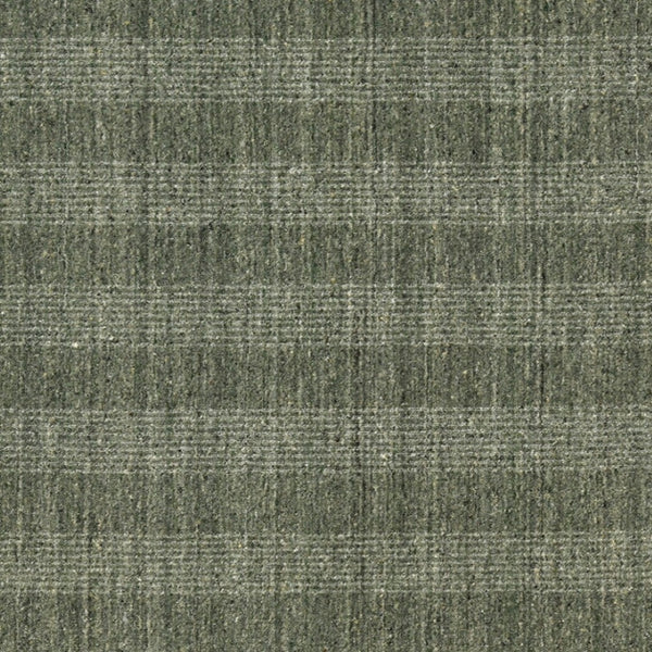HomeRoots 5' Hand-Woven Wool Plaid Area Rug in Green, Gray & Ivory - Cozy, Durable, and Timeless Design 8' X 10' 570483