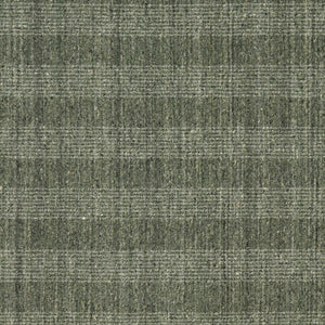 HomeRoots 5' Hand-Woven Wool Plaid Area Rug in Green, Gray & Ivory - Cozy, Durable, and Timeless Design 9' X 12' 570484