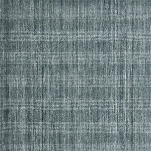 HomeRoots 5' Hand-Woven Blue and Ivory Wool Plaid Area Rug - Timeless Comfort and Style for Any Space 10' X 14' 570490