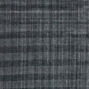HomeRoots 5' Hand-Woven Charcoal and Gray Wool Plaid Area Rug for Timeless Style and Comfort in Any Room 10' X 14' 570495
