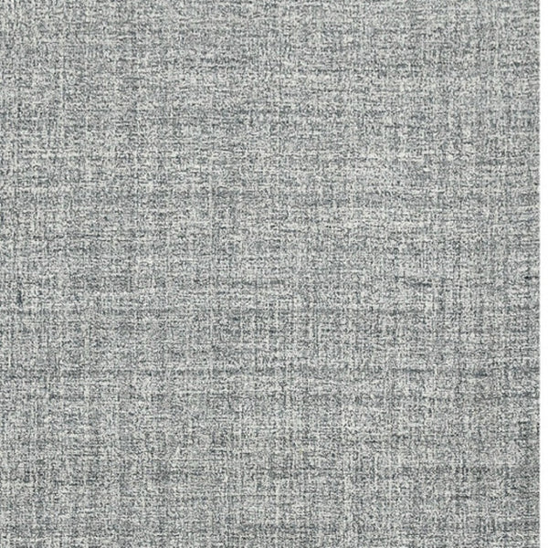 HomeRoots 4' Striped Wool Area Rug in Ivory, Gray & Black – Hand-Woven Artisan Design for Cozy Spaces 8' X 10' 570522