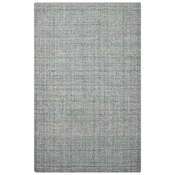 HomeRoots 4' Striped Wool Area Rug in Ivory, Gray & Black – Hand-Woven Artisan Design for Cozy Spaces 8' X 10' 570522