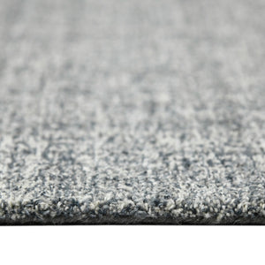 HomeRoots 4' Striped Wool Area Rug in Ivory, Gray & Black – Hand-Woven Artisan Design for Cozy Spaces 9' X 12' 570523