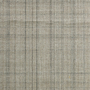 HomeRoots 4' Striped Wool Area Rug in Ivory, Gray & Black – Hand-Woven Artisan Design for Cozy Spaces 5' X 7' 570525