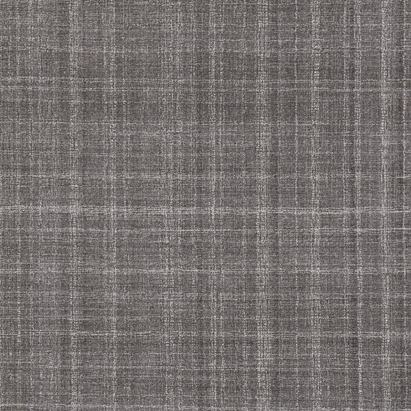 HomeRoots 4' Striped Wool Area Rug in Ivory, Gray & Black – Hand-Woven Artisan Design for Cozy Spaces 5' X 7' 570529