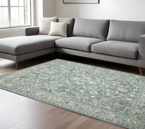 HomeRoots 5' Hand Woven Wool Area Rug with Stripes in Beige, Gray, and Orange - Rustic Charm for Any Space 8' X 10' 570583