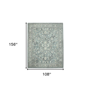 HomeRoots 5' Hand Woven Wool Area Rug with Stripes in Beige, Gray, and Orange - Rustic Charm for Any Space 9' X 13' 570584
