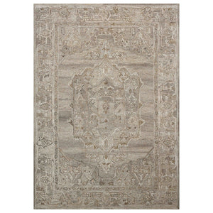 HomeRoots 5' Hand Woven Wool Area Rug with Stripes in Beige, Gray, and Orange - Rustic Charm for Any Space 8' X 10' 570598