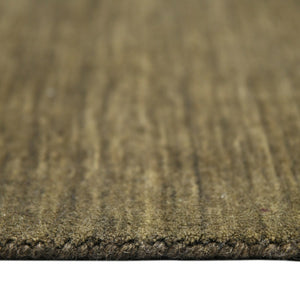 HomeRoots 4' Brown Wool Hand-Woven Area Rug - Artisanal Charm, Soft Comfort, Perfect for Any Space Decor 4' X 6' 570631