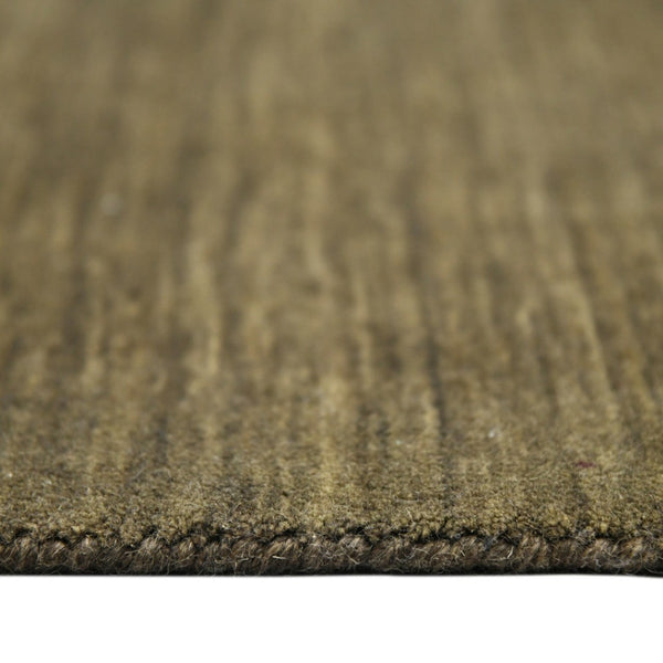 HomeRoots 4' Brown Wool Hand-Woven Area Rug - Artisanal Charm, Soft Comfort, Perfect for Any Space Decor 8' X 10' 570633