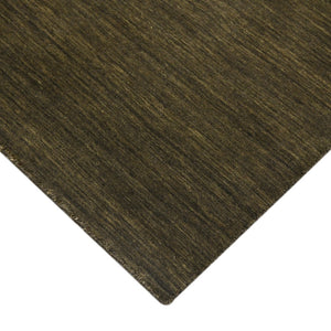HomeRoots 4' Brown Wool Hand-Woven Area Rug - Artisanal Charm, Soft Comfort, Perfect for Any Space Decor 8' X 10' 570633