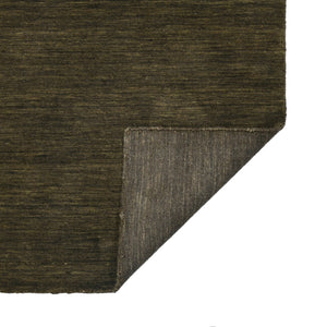 HomeRoots 4' Brown Wool Hand-Woven Area Rug - Artisanal Charm, Soft Comfort, Perfect for Any Space Decor 8' X 10' 570633