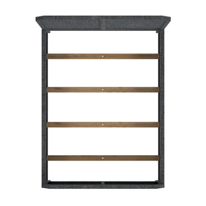 Butler Specialty Bar Harbor Queen Raffia Panel Bed - Hand-woven Elegance With Natural Textures For Sophisticated Style Gray Gmelina Arborea Wood,Mdf,Saguran Raffia 5706420-butler