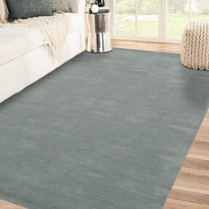HomeRoots 4' Gray Wool Hand-Woven Area Rug – Artisanal Comfort and Style for Cozy Spaces and Entryways 9' X 12' 570646