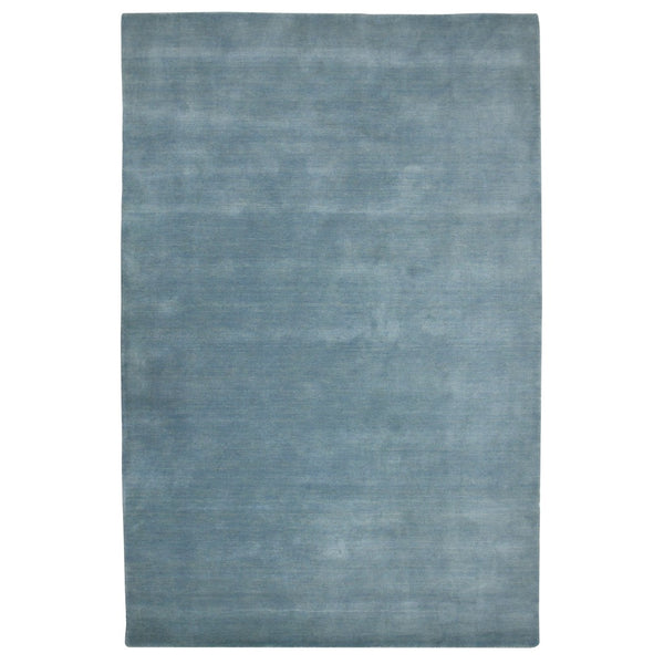 HomeRoots 4' Light Blue Hand-Woven Wool Area Rug - Luxurious, Durable, and Perfect for Any Room Decor 10' X 14' 570659