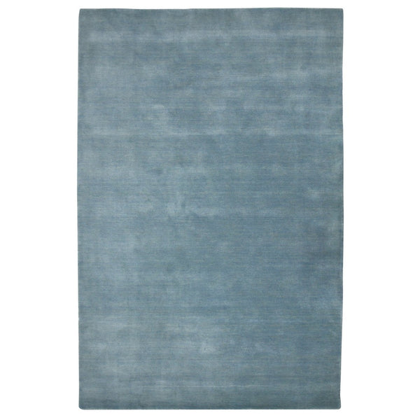 HomeRoots 4' Light Blue Hand-Woven Wool Area Rug - Luxurious, Durable, and Perfect for Any Room Decor 10' X 14' 570659