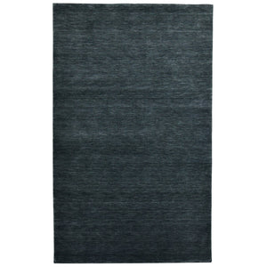 HomeRoots 4' Hand-Woven Dark Gray Wool Area Rug – Artisan Crafted Luxury for Entryways and Cozy Spaces 8' X 10' 570666