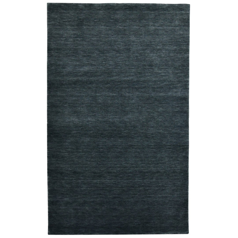 HomeRoots 4' Hand-Woven Dark Gray Wool Area Rug – Artisan Crafted Luxury for Entryways and Cozy Spaces 9' X 12' 570667