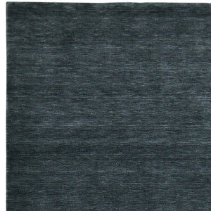 HomeRoots 4' Hand-Woven Dark Gray Wool Area Rug – Artisan Crafted Luxury for Entryways and Cozy Spaces 10' X 14' 570668