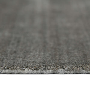 HomeRoots 2' Hand Woven Wool Striped Area Rug in Gray and Light Green – Timeless Comfort for Any Space 4' X 6' 570670