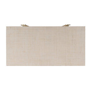 Butler Specialty Bar Harbor 5-drawer Raffia Dresser - Elegant Storage Solution With Hand-woven Natural Texture Natural Gmelina Arborea Wood,Mdf,Oak Veneer,Saguran Raffia,Zinc 5707362-butler