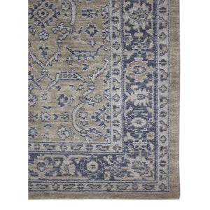 HomeRoots 4' Striped Wool Area Rug in Ivory, Gray & Black – Hand-Woven Artisan Design for Cozy Spaces 10' X 14' 570742