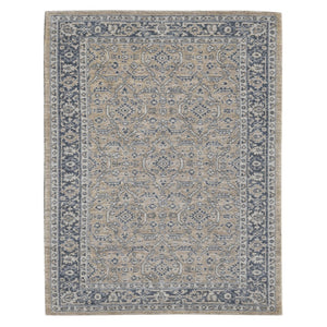 HomeRoots 4' Striped Wool Area Rug in Ivory, Gray & Black – Hand-Woven Artisan Design for Cozy Spaces 10' X 14' 570742