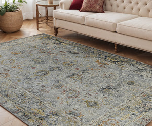 HomeRoots 4' Striped Wool Area Rug in Ivory, Gray & Black – Hand-Woven Artisan Design for Cozy Spaces 5' X 8' 570802