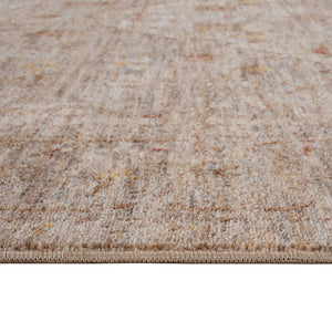 HomeRoots 5' Beige and Brown Floral Medallion Area Rug with Classic Fringed Edges - Perfect for Any Room! 5' X 7' 570948